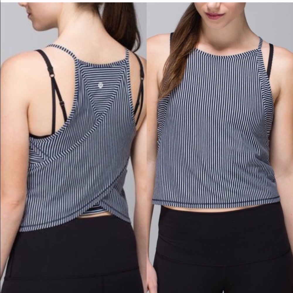 RARE lululemon vita loca cropped tank 10